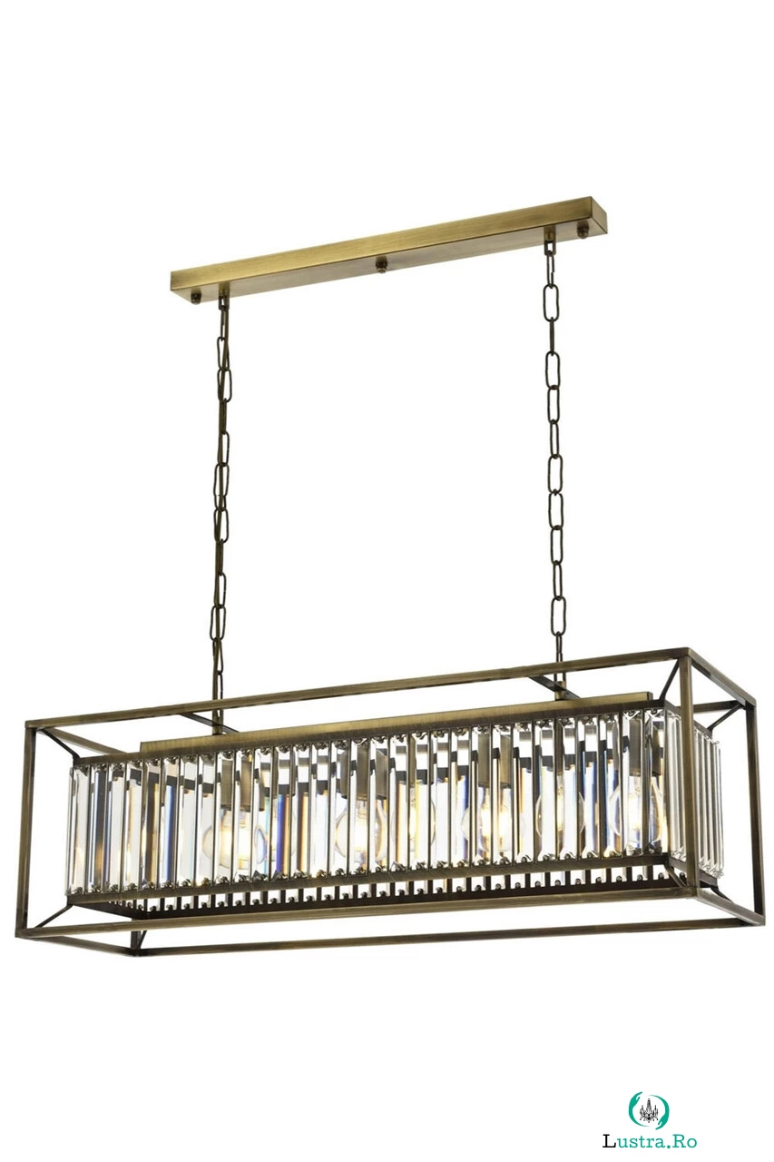 Lustra, Avonni, 683AVN1167, Metal, Maro antichizat la 2,081.00 lei ron