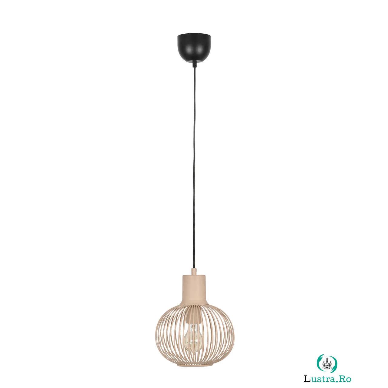 Lustra Gila, TRIO, 23x150 cm, 10W, 1x E27, metal, bej/negru