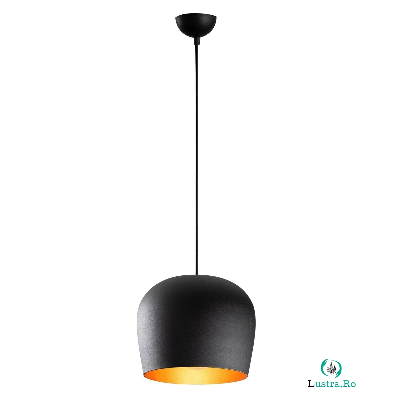 Lustra Berceste N-1409, Noor, 23 x 114 cm, 1 x E27, 100W, negru la 189.00 lei ron