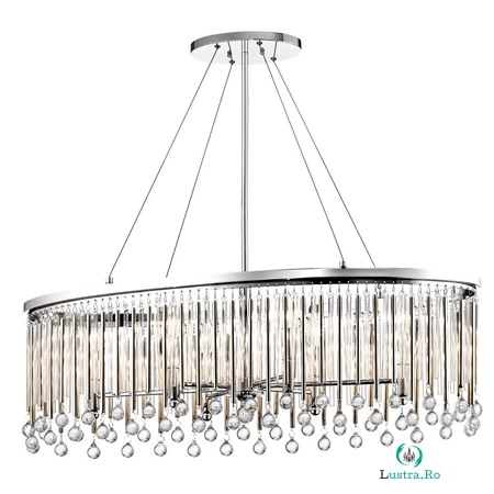 Corp de iluminat suspendat, lustra Piper 6 Light Oval Chandelier/ Pendant la 9,189.89 lei ron