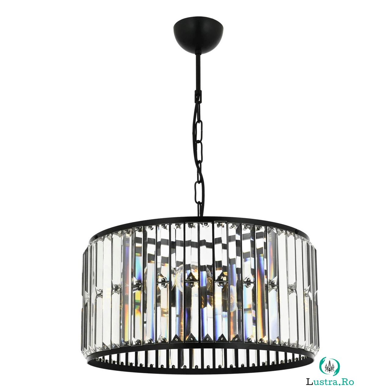 Lustra, Aurora, 301AUR1148, Metal, Alb/Negru