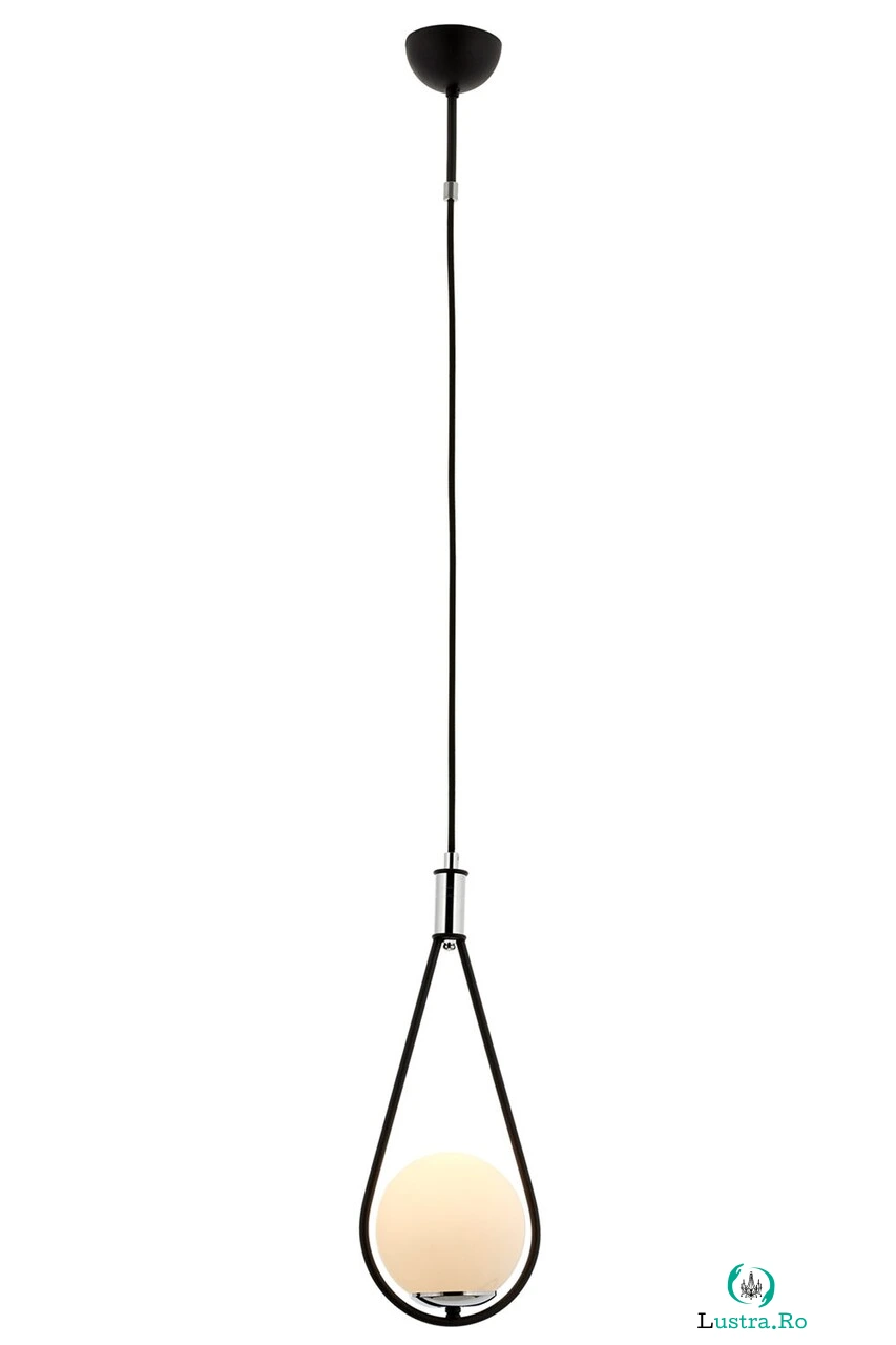 Lustra, Av-4316-1Bsy, Aurora, 20 x 120 cm, 1 x G9, 60W, negru