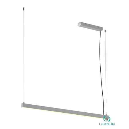 Lampa suspendata, lustra AROSA pandantiv, 1,25m aluminiu, triac PD, cu LED-uri de interior pandantiv, aluminiu, 3000K,