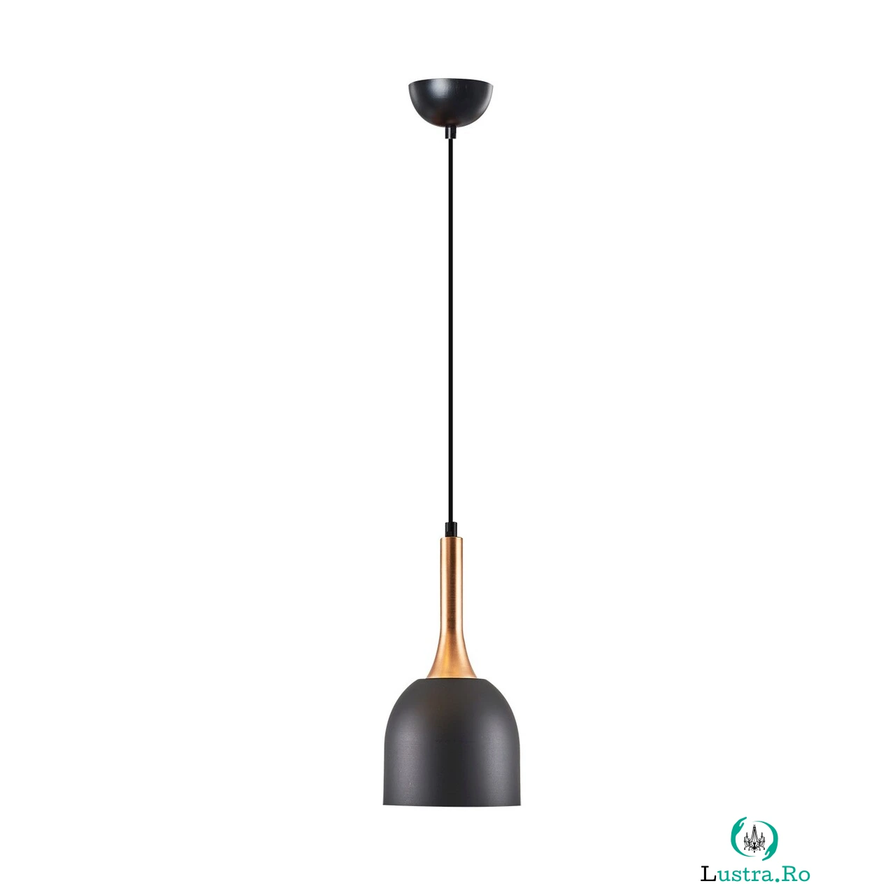 Lustra, Lightric, 414LRC1590, Negru