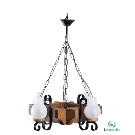 Lustra Davos Antic 4xE14 40W la 760.43 lei ron