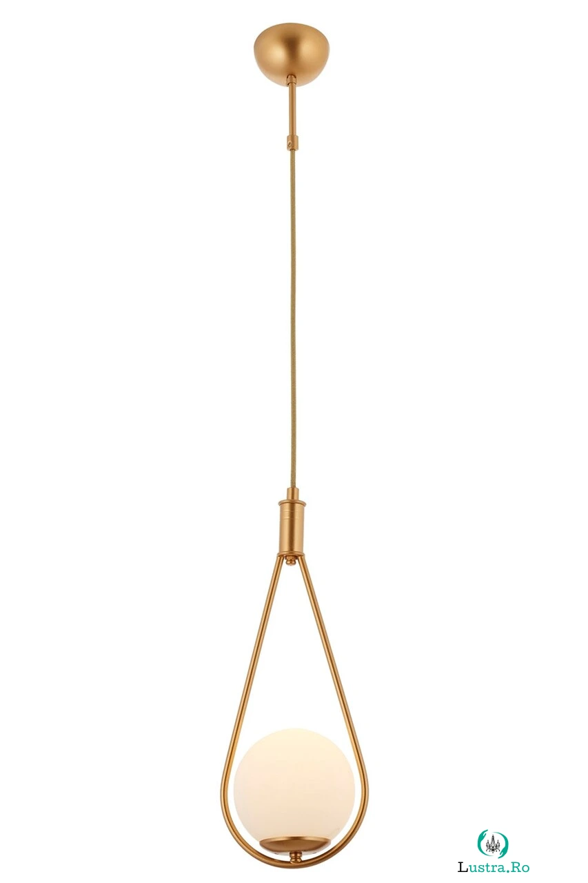 Lustra, Av-4316-1S, Aurora, 20 x 120 cm, 1 x G9, 60W, auriu