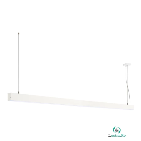 Lampa suspendata, lustra GLENOS pandantiv, pandantiv profesionale alb, LED-uri, 4000K, alb, 2 m, 85W,