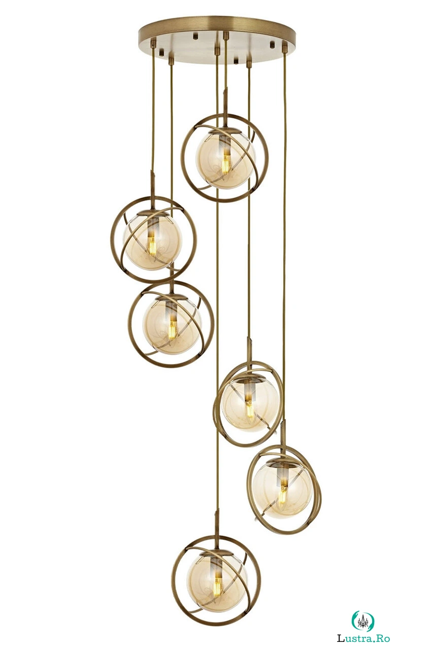 Lustra, Aurora, 301AUR1254, Metal, Vintage