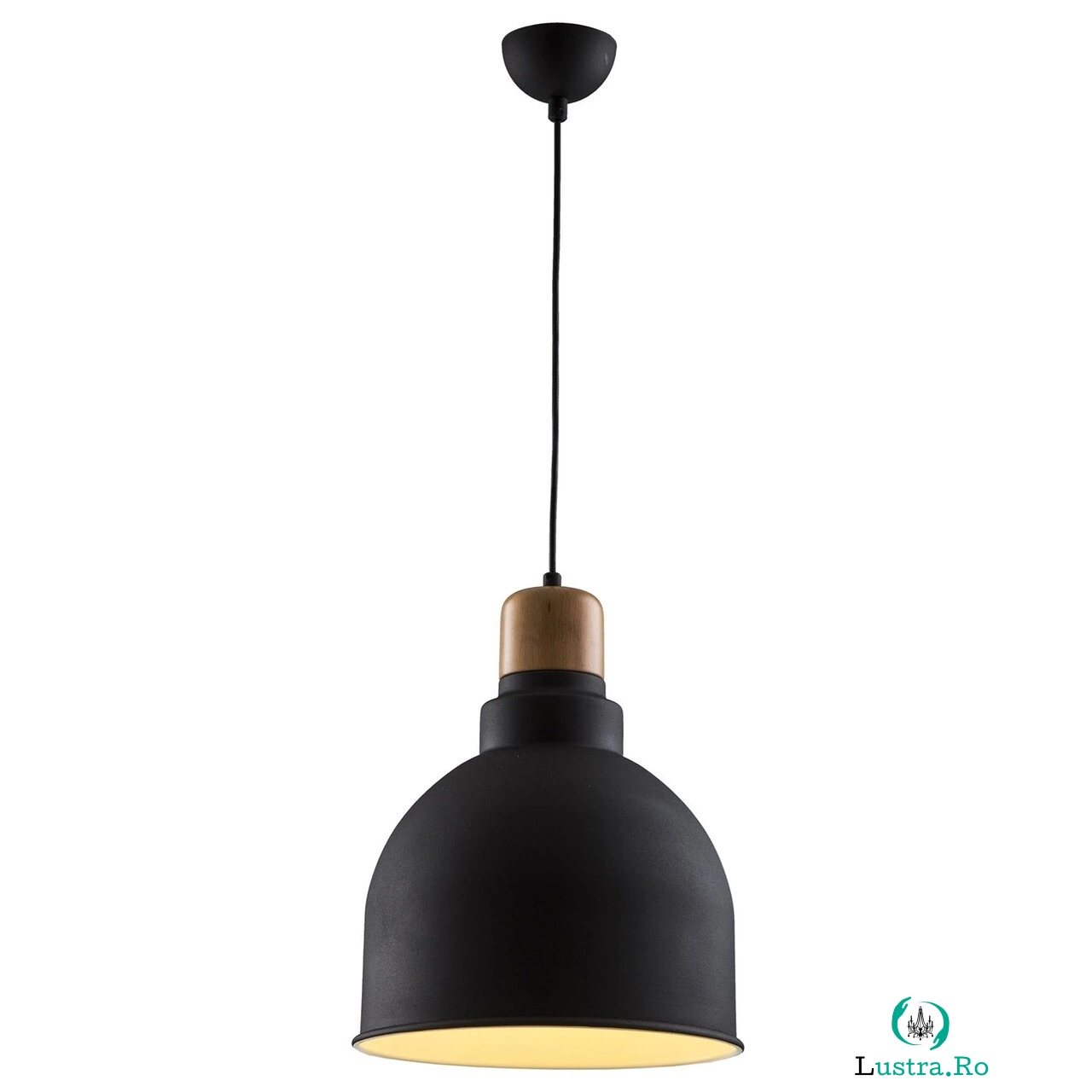 Lustra, AV-4100-A2-BSY-30, Avonni, 30 x 85 cm, 1 x E27, 60W, negru la 523.00 lei ron